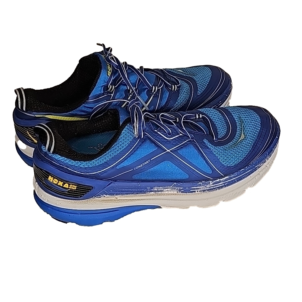 Hoka One One mens constant true blue workout running shoes sz 10.5